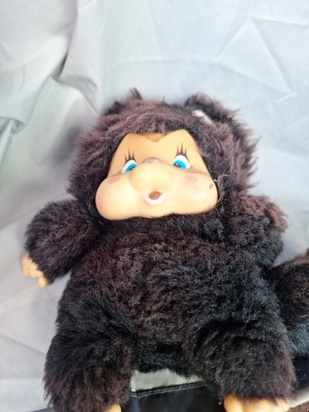 Nyamy Washino Kitten Felina Sucking Thumb Plush Black 7" Vintage 1979 READ - Picture 13 of 15